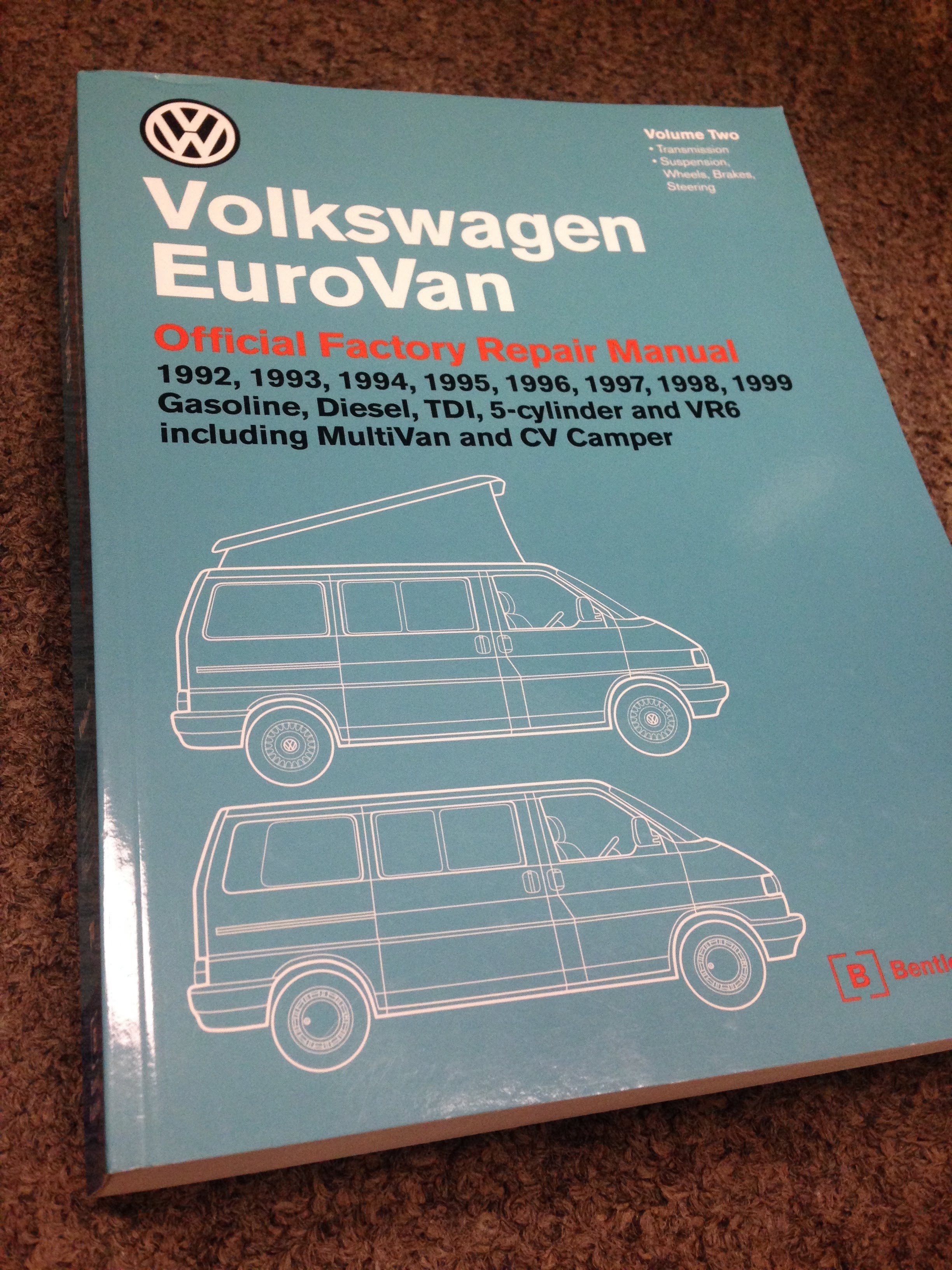 Volkswagen EuroVan manuals