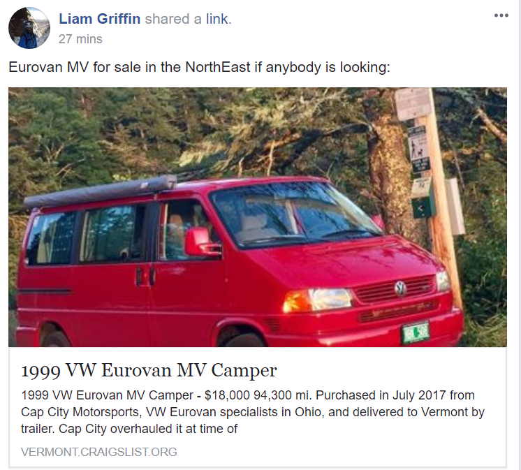 Eurovan for sale