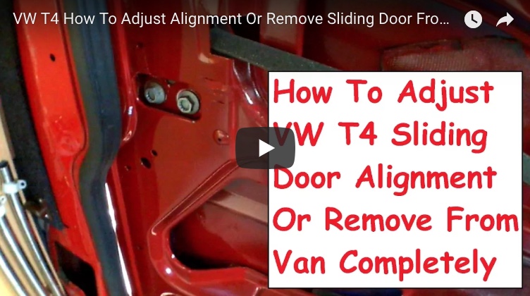 How to adjust/remove sliding door?