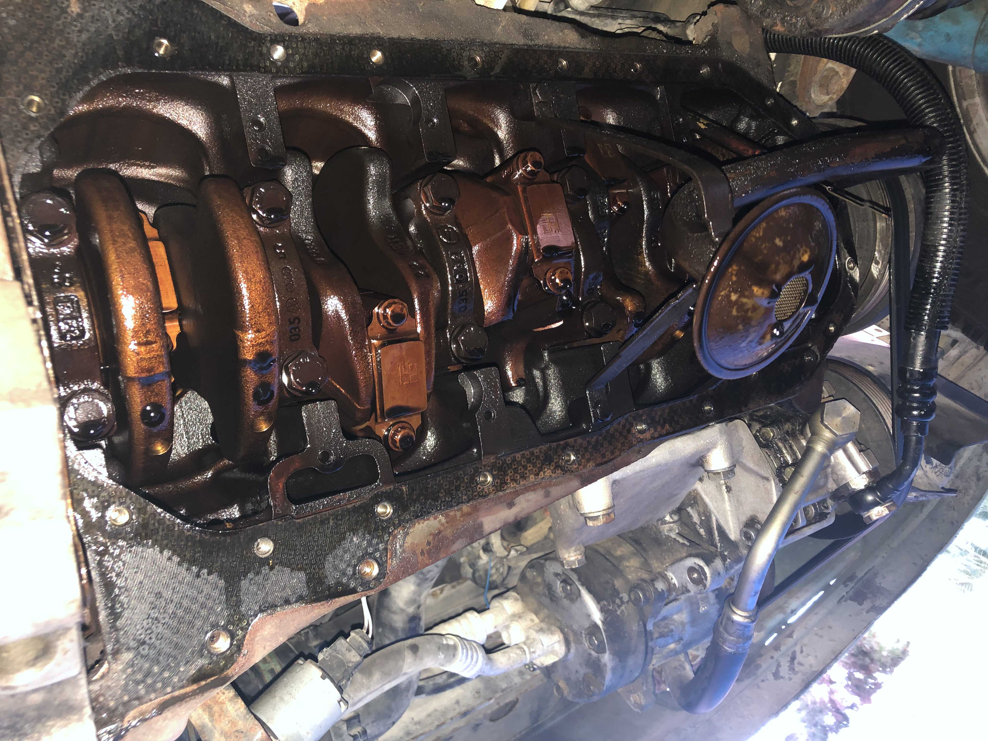 Oil pan gasket, leak, oil plug… and more.